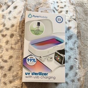 White UV Sterilizer with USB Charging